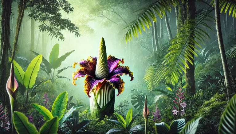 Imagem da flor-cadáver, a flor mais rara do mundo