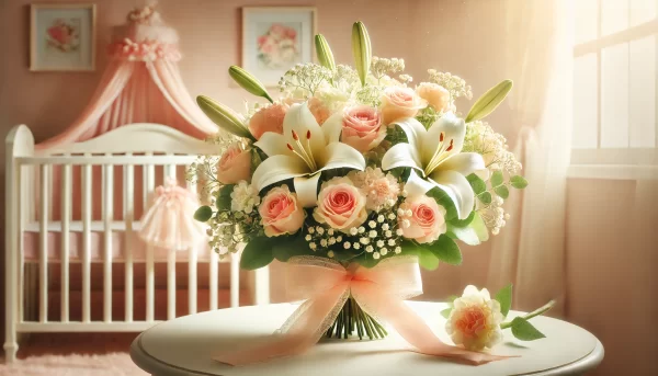 Buquê de Flores para Nascimento: Escolha pelo Significado!