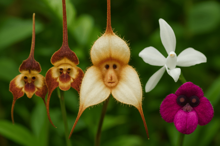 Flores que Imitam Rostos: incríveis formas naturais que lembram faces e animais.