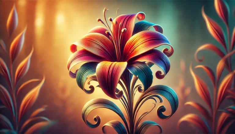 Flor de Lis em pleno florescimento.