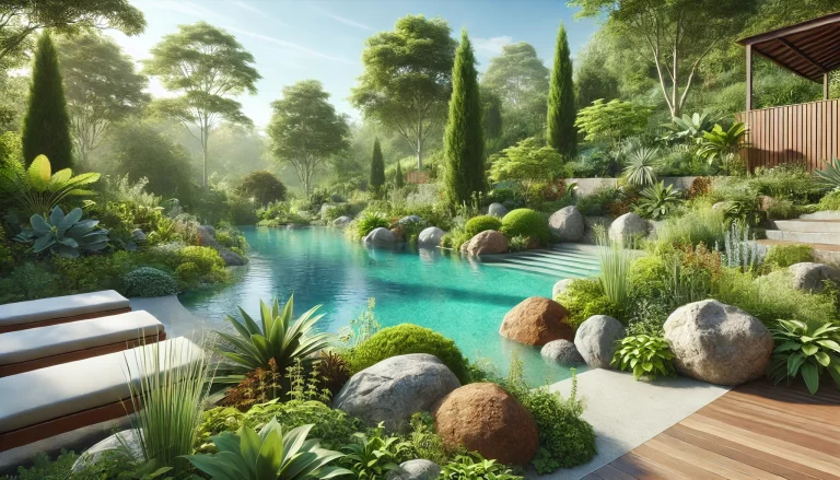 Piscinas Naturais com integração ao ambiente natural.