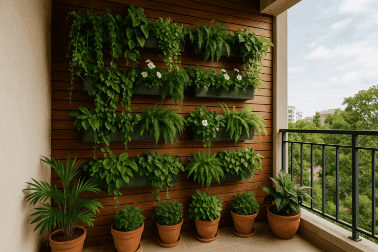 Jardim vertical em varanda pequena - Como Montar um Jardim Vertical em Pequenos Espaços.