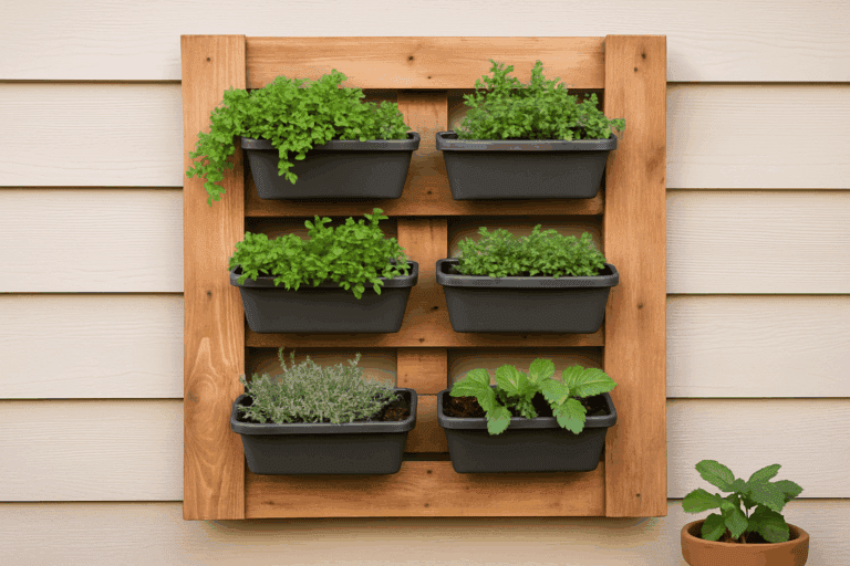Como Construir um Jardim Vertical de pallet de forma prática e barata.