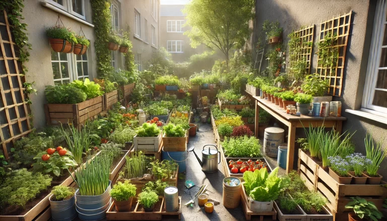 Horta caseira com vegetais fáceis cultivados — O Que Plantar em Tempos de Crise.