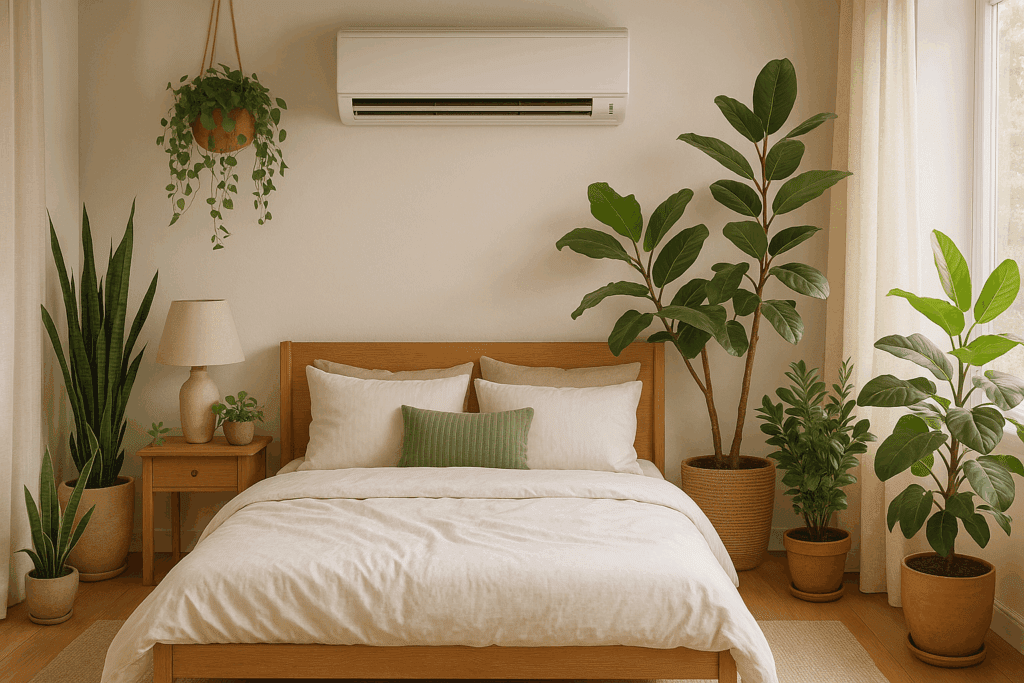 Plantas para ar-condicionado