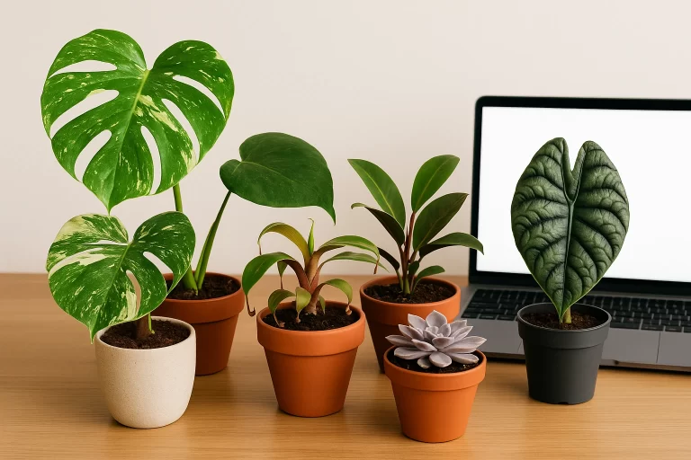 Onde Comprar Plantas Raras — vasos com espécies exóticas.
