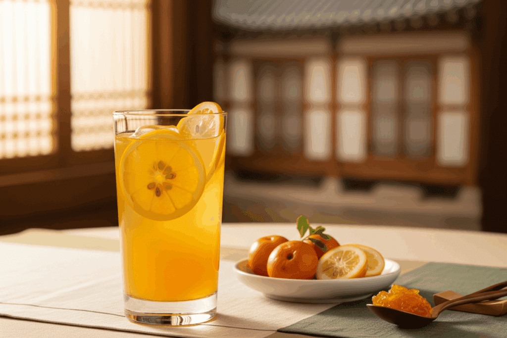 Chá de Yuja (Yuja-cha / 유자차)
