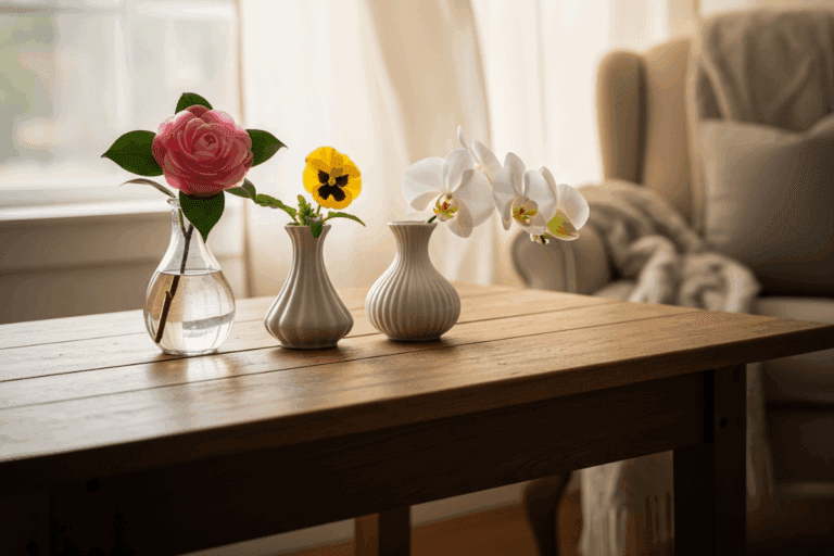 flores de inverno em casa