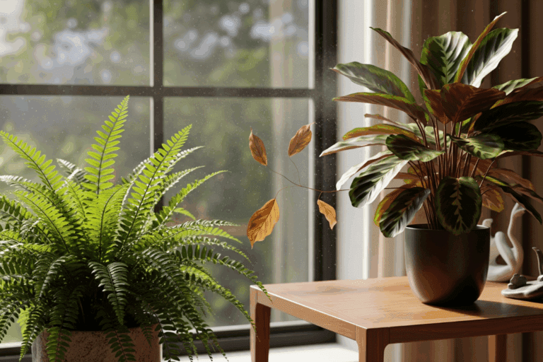 Plantas no inverno seco