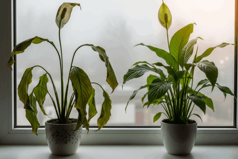 Plantas murcham no frio
