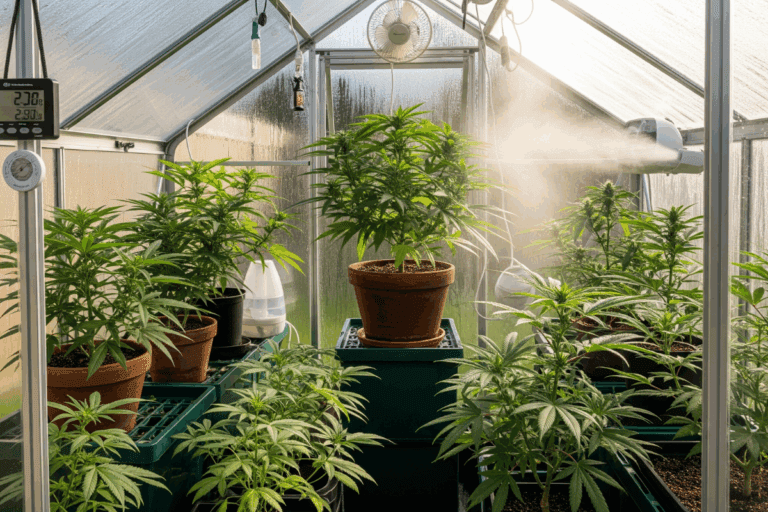 plantação de cannabis