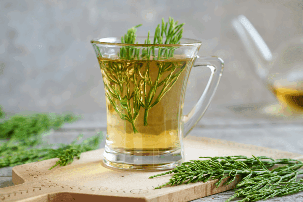 Chá de cavalinha: o segredo natural para desinchar rápido