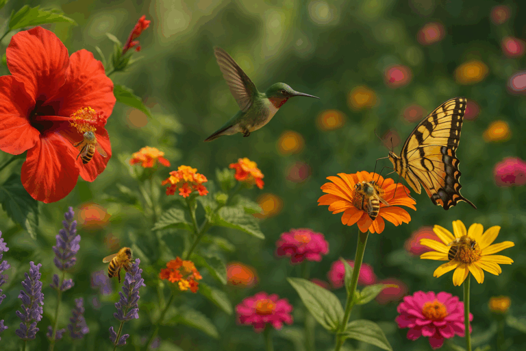 Flores que atraem polinizadores e transformam o seu jardim em um refúgio vivo